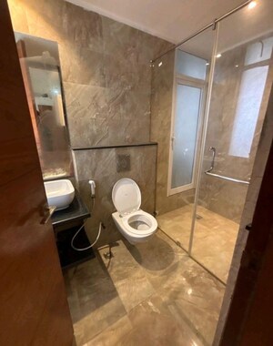 Bathroom in 4 BHK Apartment at Mahagun Mezzaria, Sector 78 – for Rent