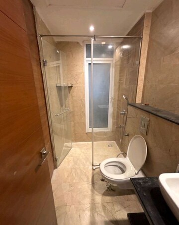 Bathroom in 4 BHK Apartment at Mahagun Mezzaria, Sector 78 – for Rent