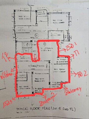 3 BHK Apartment – Map Location View at Garia - for Sale