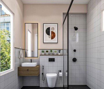 Bathroom in 2 BHK Builder Floor at Ultima 107, Sector 104 – for Sale