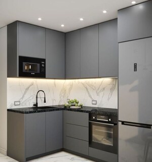 Kitchen in 3.5 BHK Builder Floor at Ultima 107, Sector 104 – for Sale