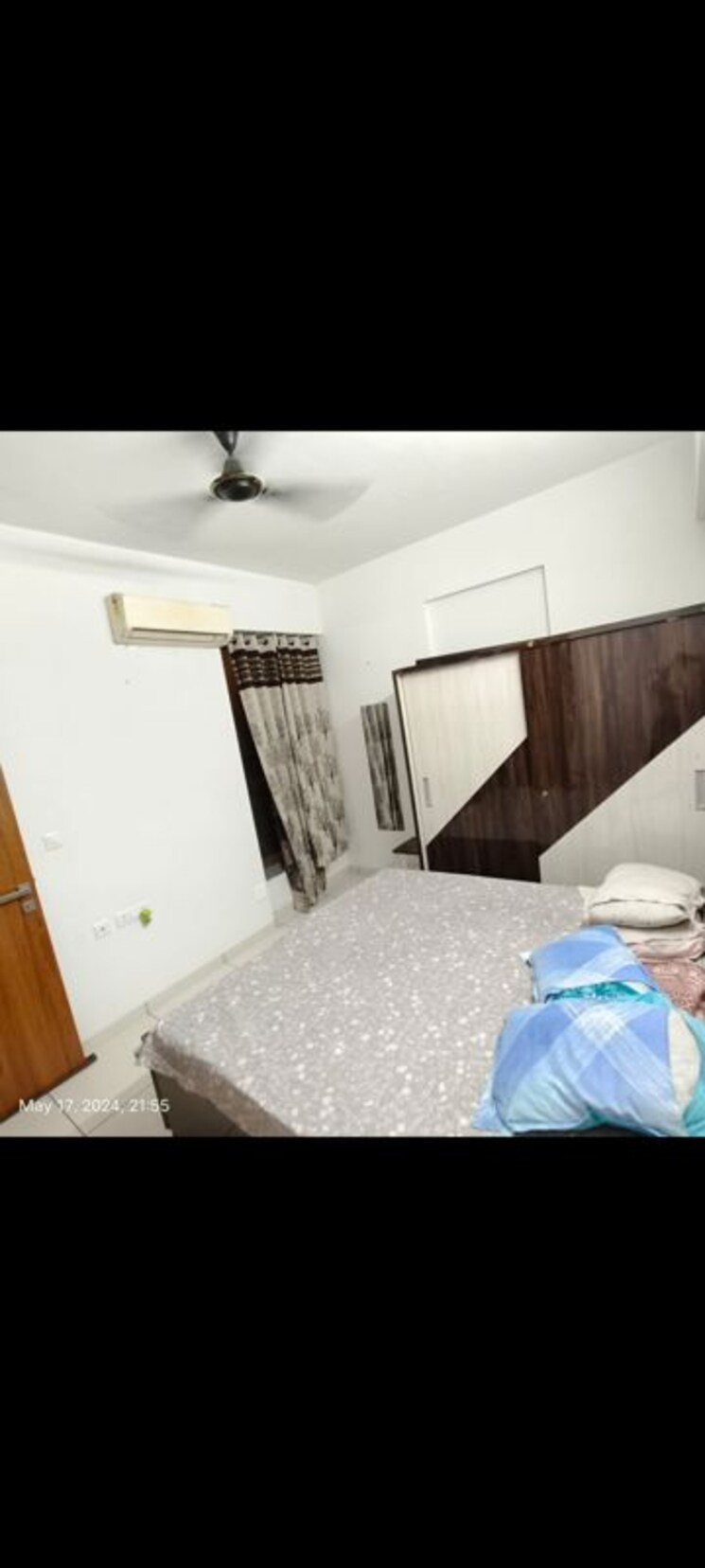 Bedroom, goyal-orchid-blues 3 Bedroom 1500 Sq.Ft. Apartment In Shela Ahmedabad 9775050