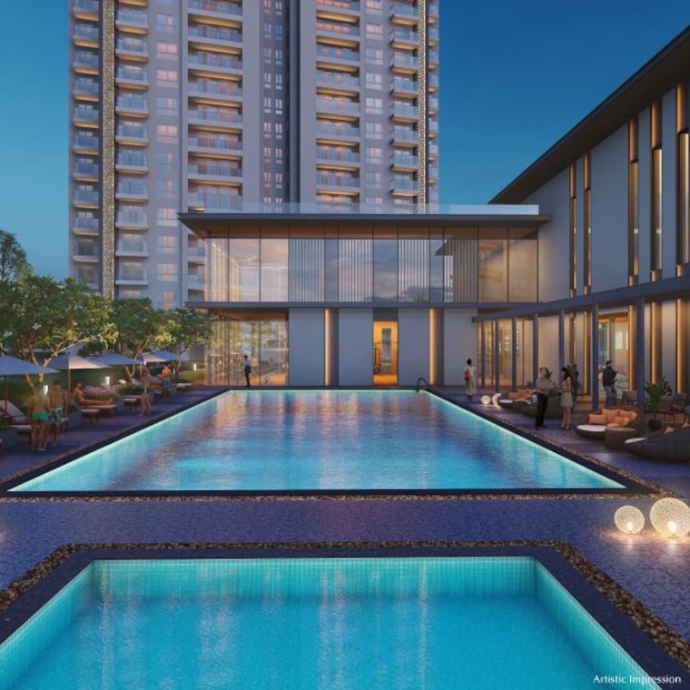 Swimming Pool, emaar-amaris 4 Bedroom 2700 Sq.Ft. Apartment In Sector 62 Gurgaon 9775045