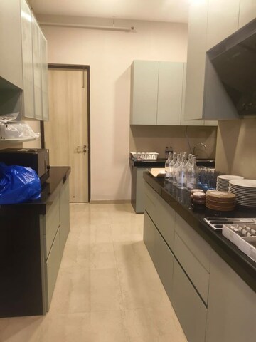 Kitchen in 3 BHK Apartment at Adani Ten BKC, Bandra East – for Rent