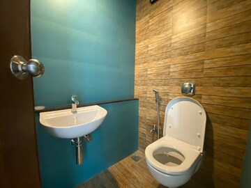 Bathroom in 1 BHK Apartment at Lodha Crown Quality Homes, Majiwada – for Rent