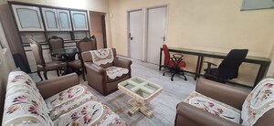 Living Room in 3 BHK Apartment at Patel Terrace, Andheri East – for Rent