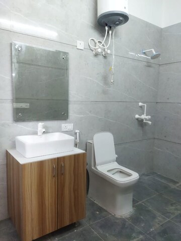 Bathroom in 1 BHK Builder Floor at Chattarpur – for Rent
