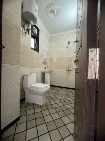 Bathroom in 1 BHK Builder Floor at Chattarpur – for Rent