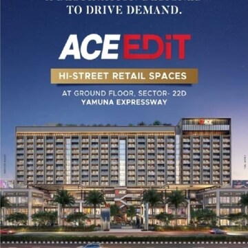  Shop – Exterior View View at ACE Edit, Sector 22b Yamuna Expressway - for Sale