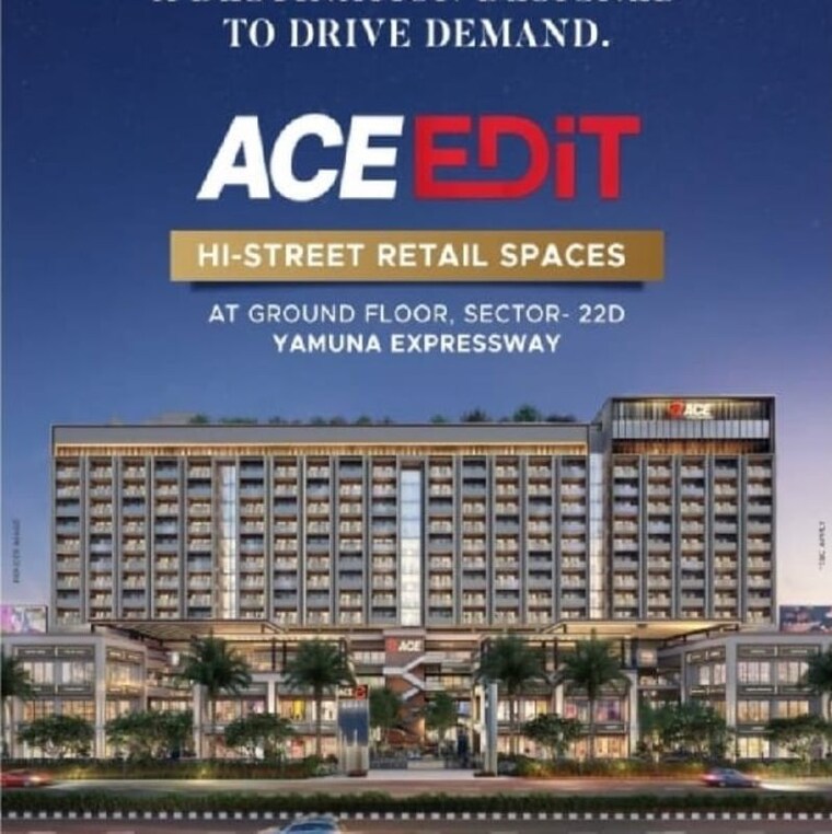 Exterior View, ace-edit Commercial Shop 400 Sq.Ft. In Sector 22b Yamuna Expressway Greater Noida 9775909
