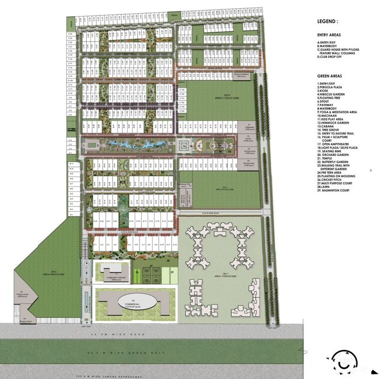 Master Plan, ace-edit Commercial Shop 400 Sq.Ft. In Sector 22b Yamuna Expressway Greater Noida 9775909