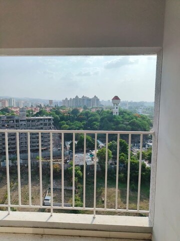 Balcony in 2 BHK Apartment at Vasupujya Neco Beaumont, Nibm Annexe – for Rent