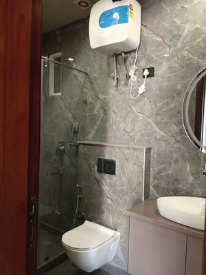 Bathroom in 3 BHK Builder Floor at Rajouri Garden – for Sale