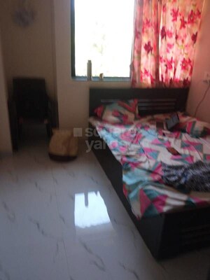 Bedroom in 2 BHK Apartment at Tanishq Apartment, Kharadi – for Rent