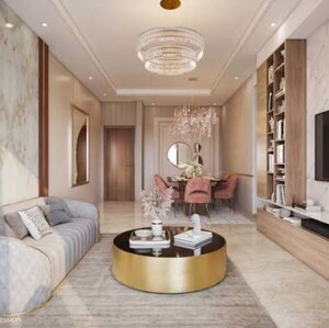 Living Room in 2 BHK Apartment at Shapoorji Pallonji BKC 28, Kherwadi – for Rent