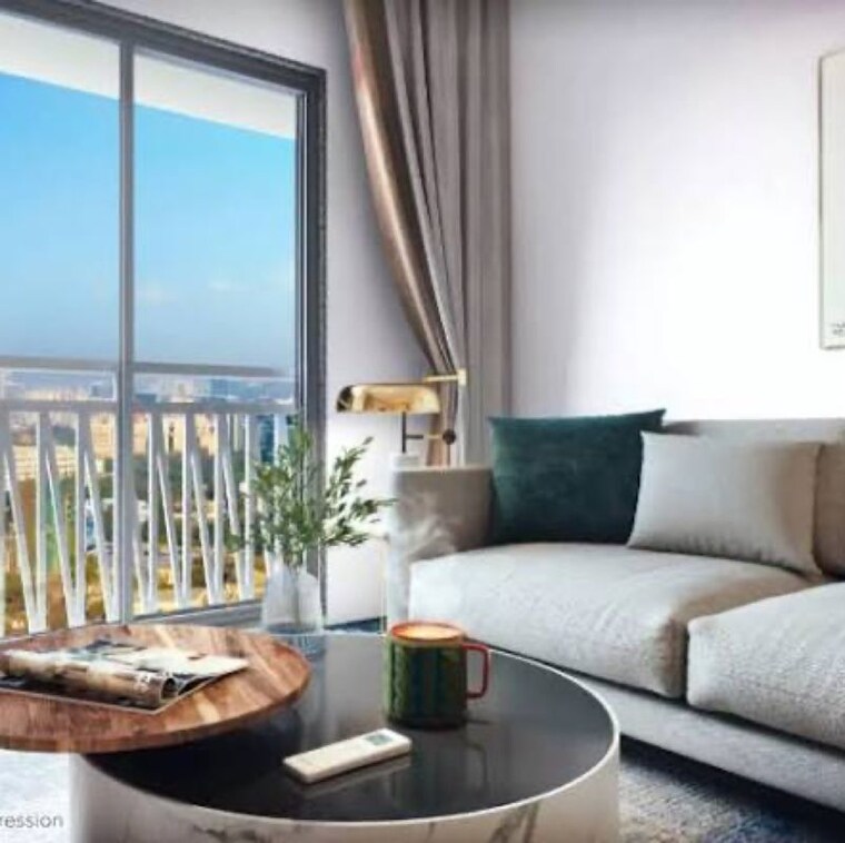 Living Room, shapoorji-pallonji-bkc-28 2 Bedroom 700 Sq.Ft. Apartment In Kherwadi Mumbai 9776695