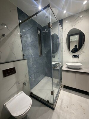 Bathroom in 3 BHK Builder Floor at Sector 15 – for Rent