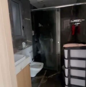 Kitchen in 4 BHK Apartment at Rustomjee Crown, Gokhale Road – for Rent