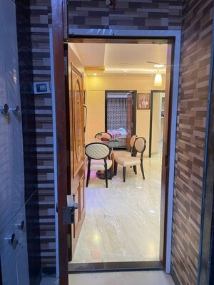 Building Lobby in 3 BHK Apartment at Akshar Shreeji Heights, Seawoods – for Rent