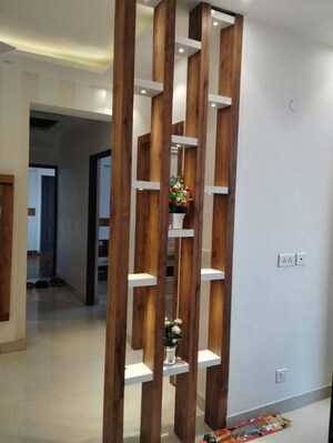 Staircase in 2.5 BHK Apartment at RG Luxury Homes, Sector 16b Greater Noida – for Rent