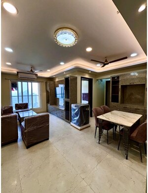 Living Room in 2 BHK Apartment at Dosti West County Phase 4 Dosti Pine, Balkum Pada – for Rent
