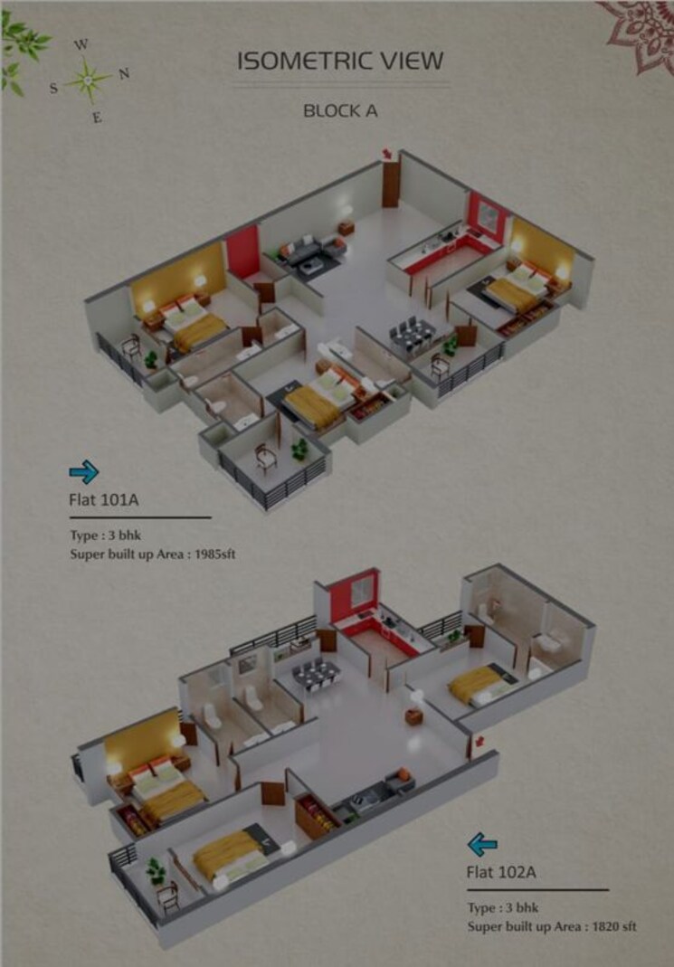 Master Plan, morabadi 3 Bedroom 1665 Sq.Ft. Apartment In Morabadi Ranchi 9777697