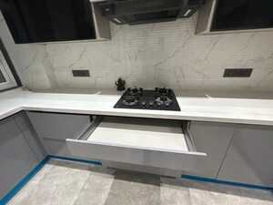 Kitchen in 3 BHK Builder Floor at Greater Kailash I – for Sale