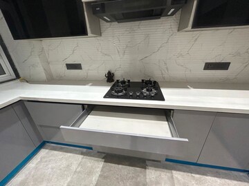 Kitchen in 3 BHK Builder Floor at Greater Kailash I – for Sale