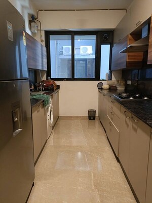 Kitchen in 3 BHK Apartment at Vasant Kunj, Santacruz West – for Rent