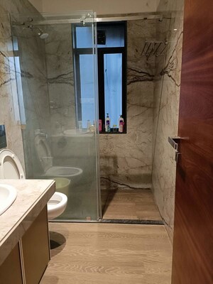 Bathroom in 3 BHK Apartment at Vasant Kunj, Santacruz West – for Rent
