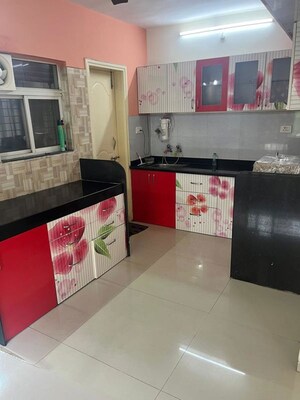 Kitchen in 1 BHK Builder Floor at Savitri Nagar – for Rent