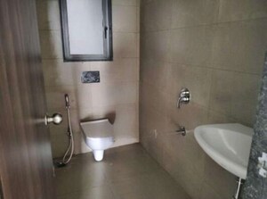 Bathroom in 1 BHK Apartment at Runwal Eirene, Balkum Pada – for Rent