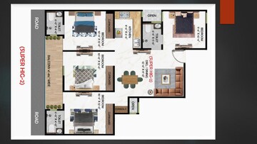 Floor Plan in 4 BHK Builder Floor at Sector 73 – for Sale