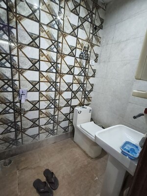 Bathroom in 3 BHK Builder Floor at Vipin Garden – for Rent
