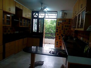 Kitchen in 3 BHK Builder Floor at Greater Kailash ii – for Rent