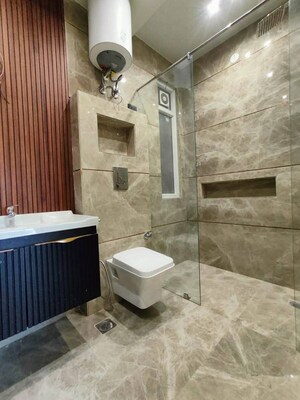 Bathroom in 3 BHK Apartment at Smart World Orchard, Sector 61 – for Rent