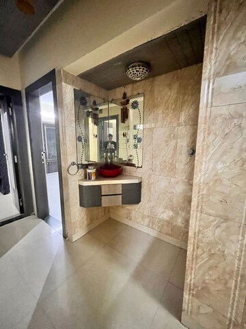 Living Room in 3 BHK Apartment at Shiv Sai Paradise, Majiwada – for Sale