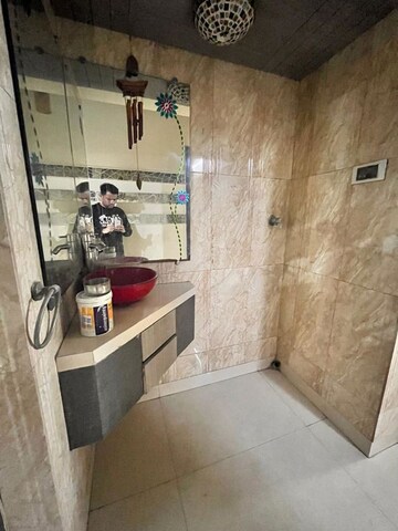 Kitchen in 3 BHK Apartment at Shiv Sai Paradise, Majiwada – for Sale