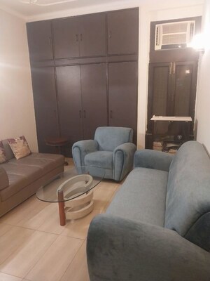 Living Room in 2 BHK Builder Floor at Safdarjung Enclave – for Rent