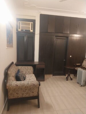 Living Room in 2 BHK Builder Floor at Safdarjung Enclave – for Rent