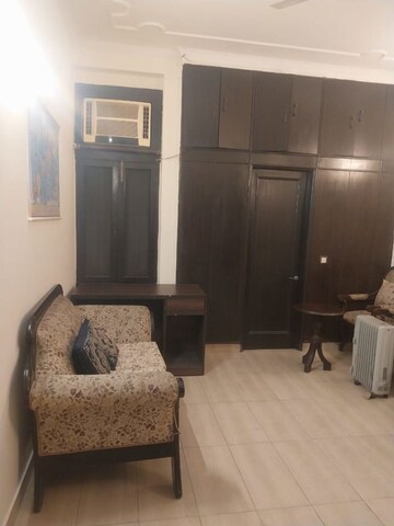 Living Room in 2 BHK Builder Floor at Safdarjung Enclave – for Rent