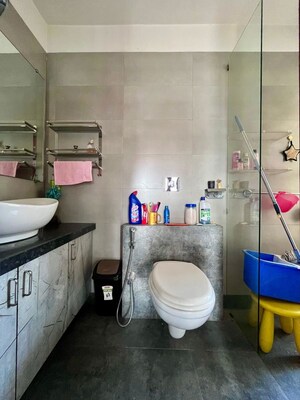 Bathroom in 2 BHK Apartment at Palaspa – for Rent