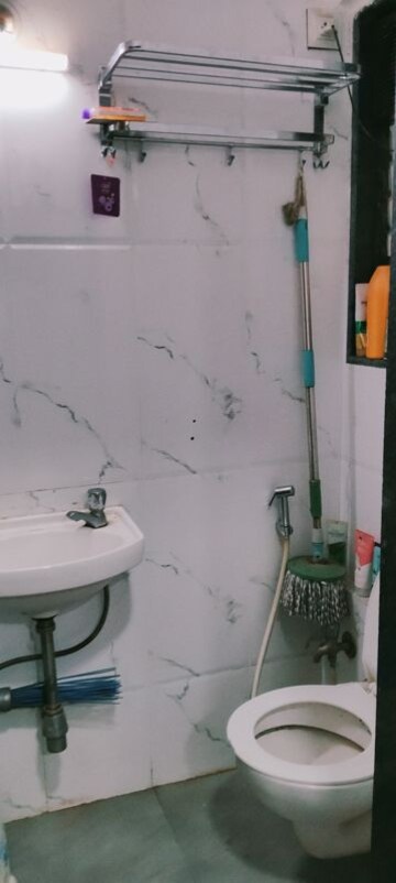 Bathroom in 2 BHK Apartment at Kosmos Vinayak Tower, Malad East – for Sale