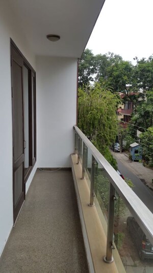 Balcony in 3 BHK Builder Floor at Uday Park – for Rent