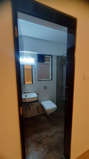 Bathroom in 2 BHK Apartment at Manav Perfect 10, Balewadi – for Rent