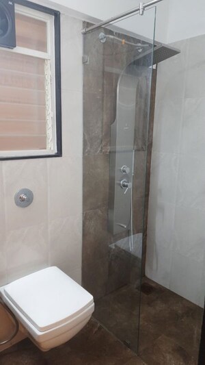 Bathroom in 2 BHK Apartment at Manav Perfect 10, Balewadi – for Rent