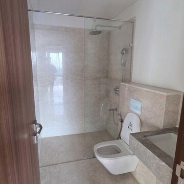 Bathroom in 3 BHK Apartment at Piramal Mahalaxmi, Arthur rd – for Rent