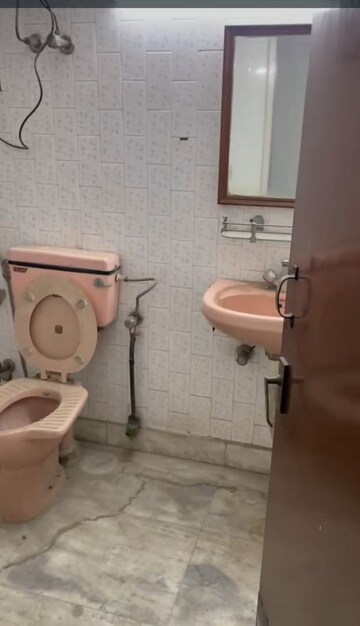 Bathroom in 3 BHK Builder Floor at Chittaranjan Park – for Sale