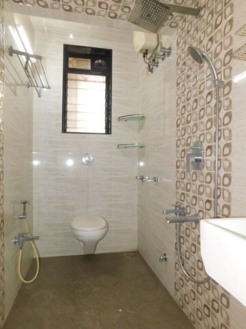 Bathroom in 3 BHK Apartment at Pushpa Mangal Complex, Uthalsar – for Sale