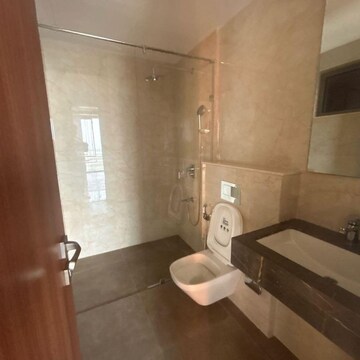 Bathroom in 3 BHK Apartment at Piramal Mahalaxmi, Arthur rd – for Rent